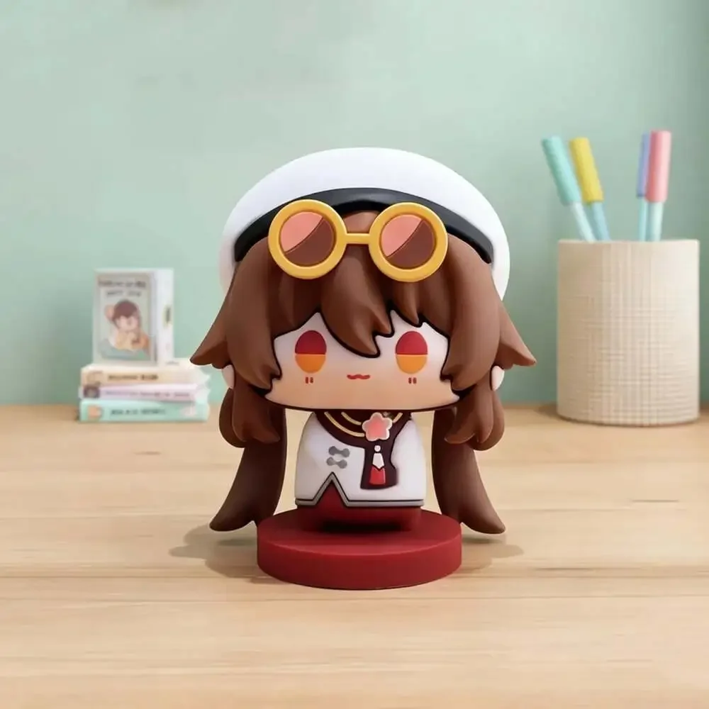 Genshin Impact Hu Tao 6.5Cm Figure - Chibi PVC Mini Statue - Liyue Director Desk